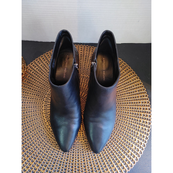 Antonio Milani Fresch Leather Ankle Booties Size 9M - Picture 4 of 8